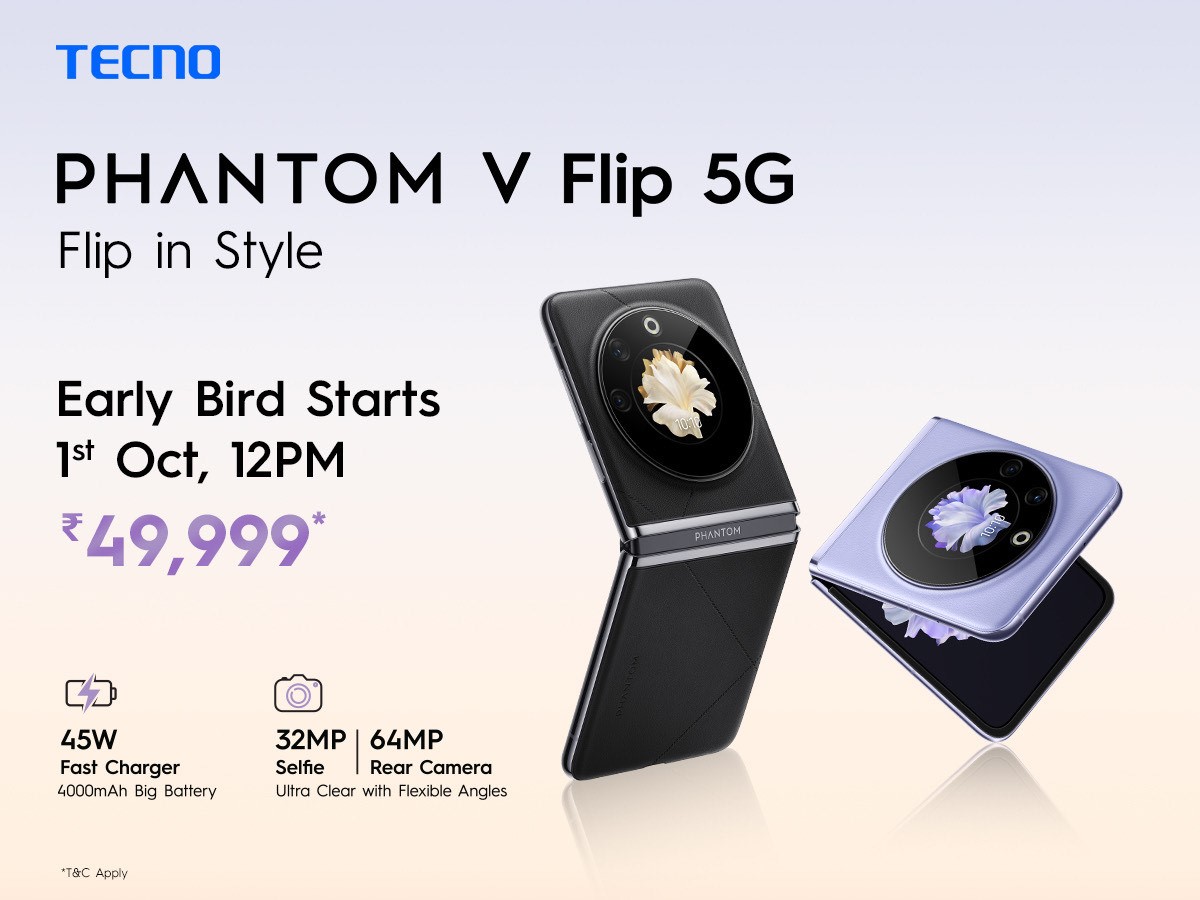 Tecno Phantom V Flip: Price in India