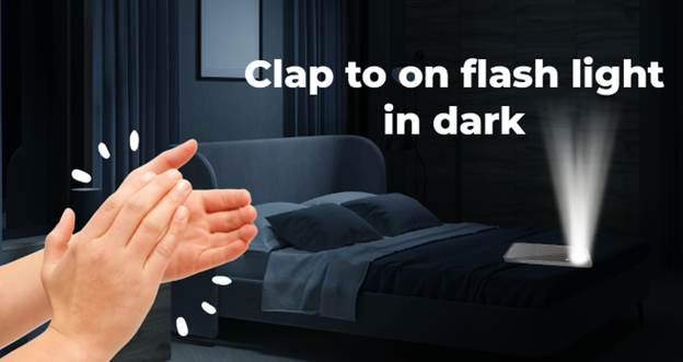 The sound of clapping triggers a response from your phone. (Image Credit - Find My Phone By Clap, Whistle App).