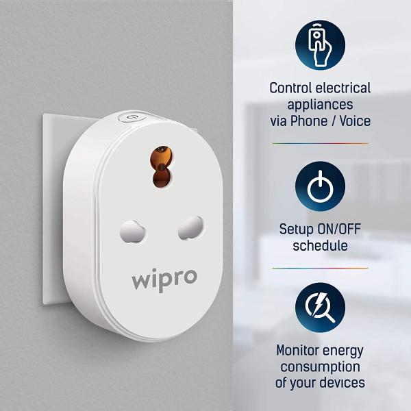 Wipro 16A Wi-Fi Smart Plug