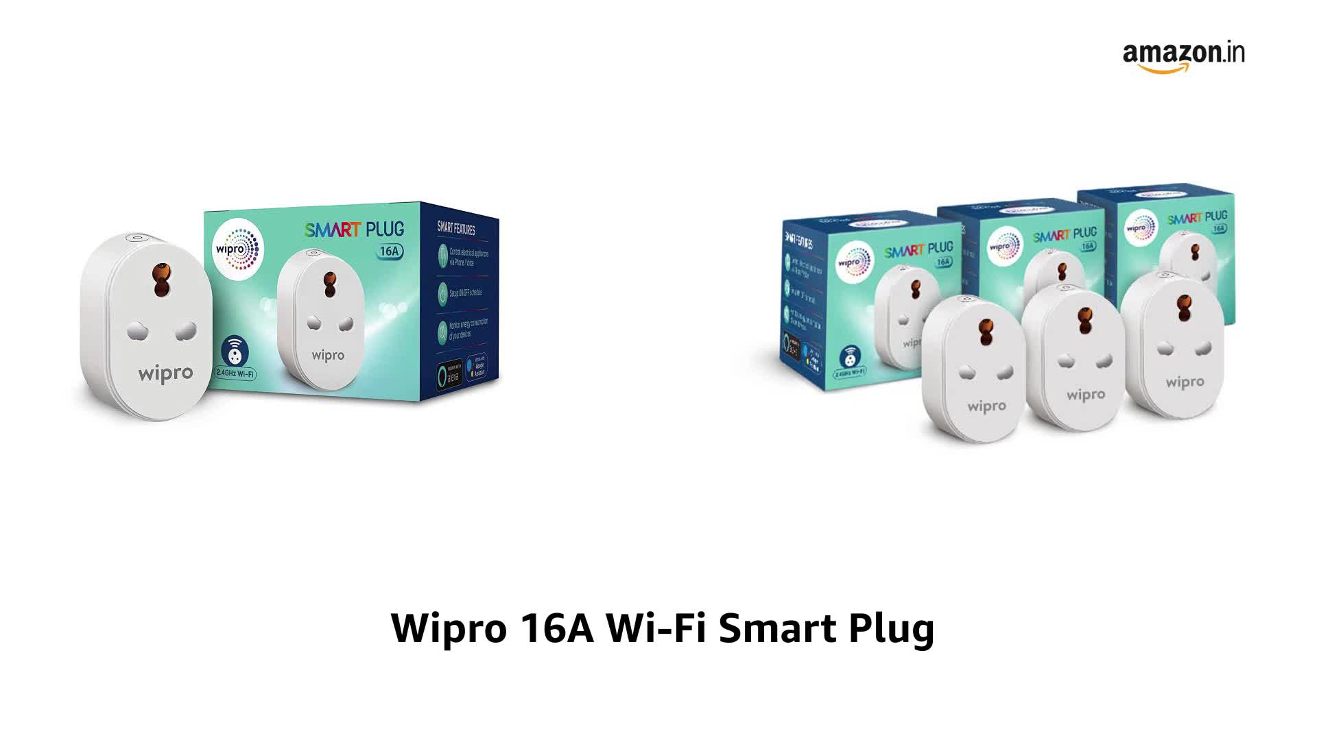 Wipro 16A Wi-Fi Smart Plug