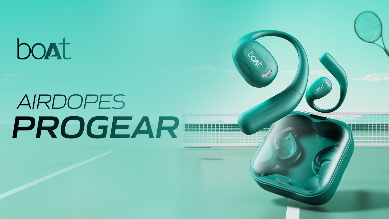 boAt, introduces the Airdopes ProGear, the brand’s first Open-ear Wearable Stereo (OWS) earbuds