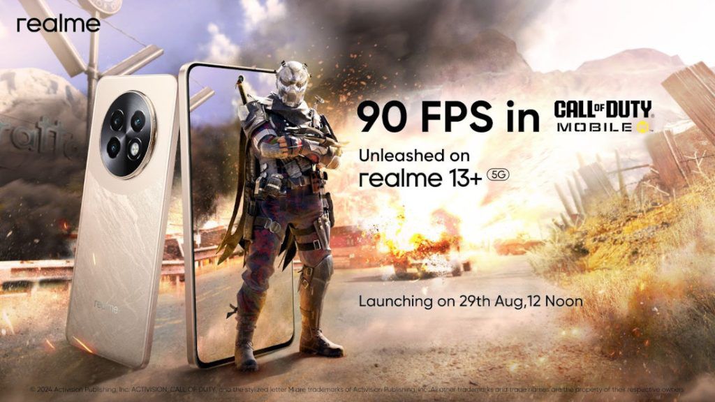 realme 13+ 5G will be the first phone in its price range to support 90FPS